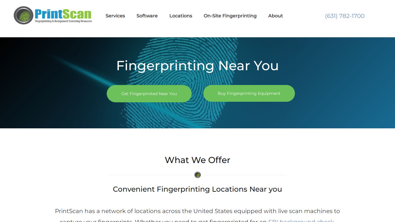 Fingerprinting Near Me | Background Screening | Printscan